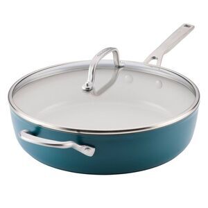 KitchenAid -  5qt Hard-Anodized Ceramic Induction Sau Agave
